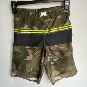 Boys Camo Swim Shorts